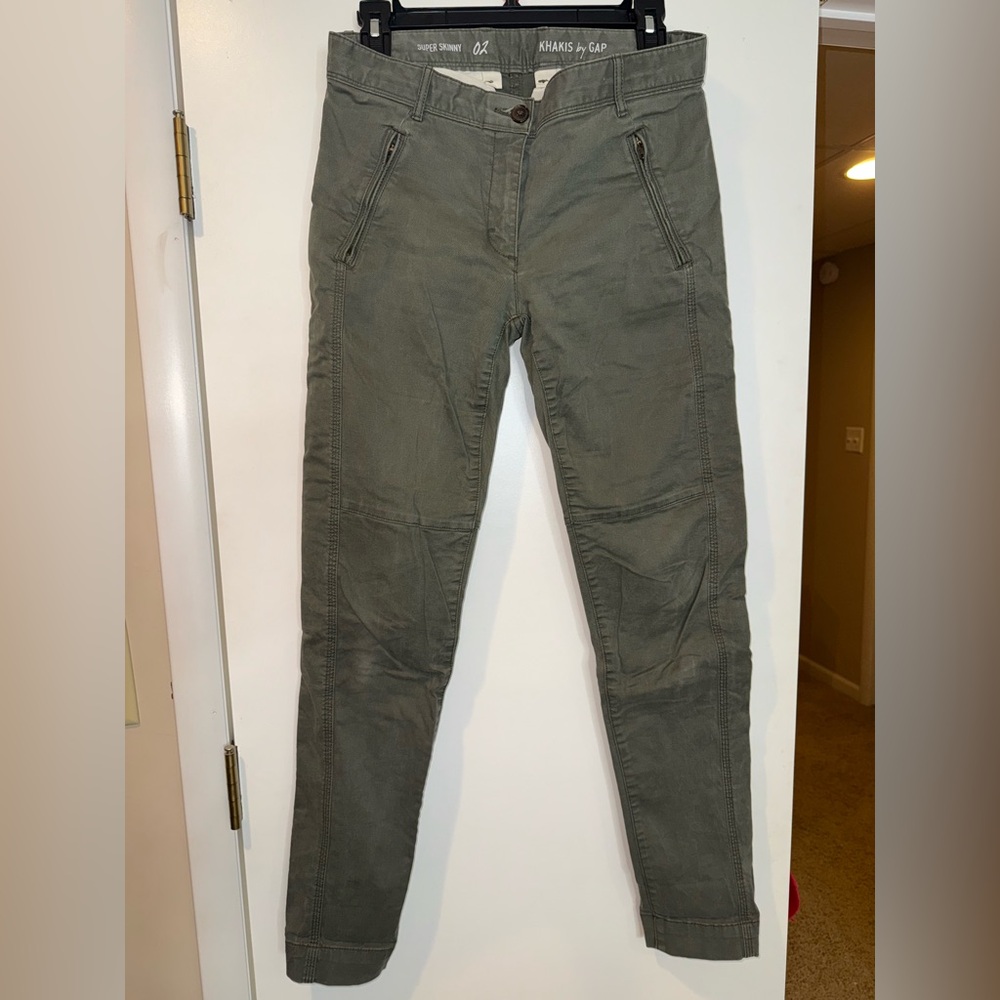 GAP Green Cargo Pants Slim Fit